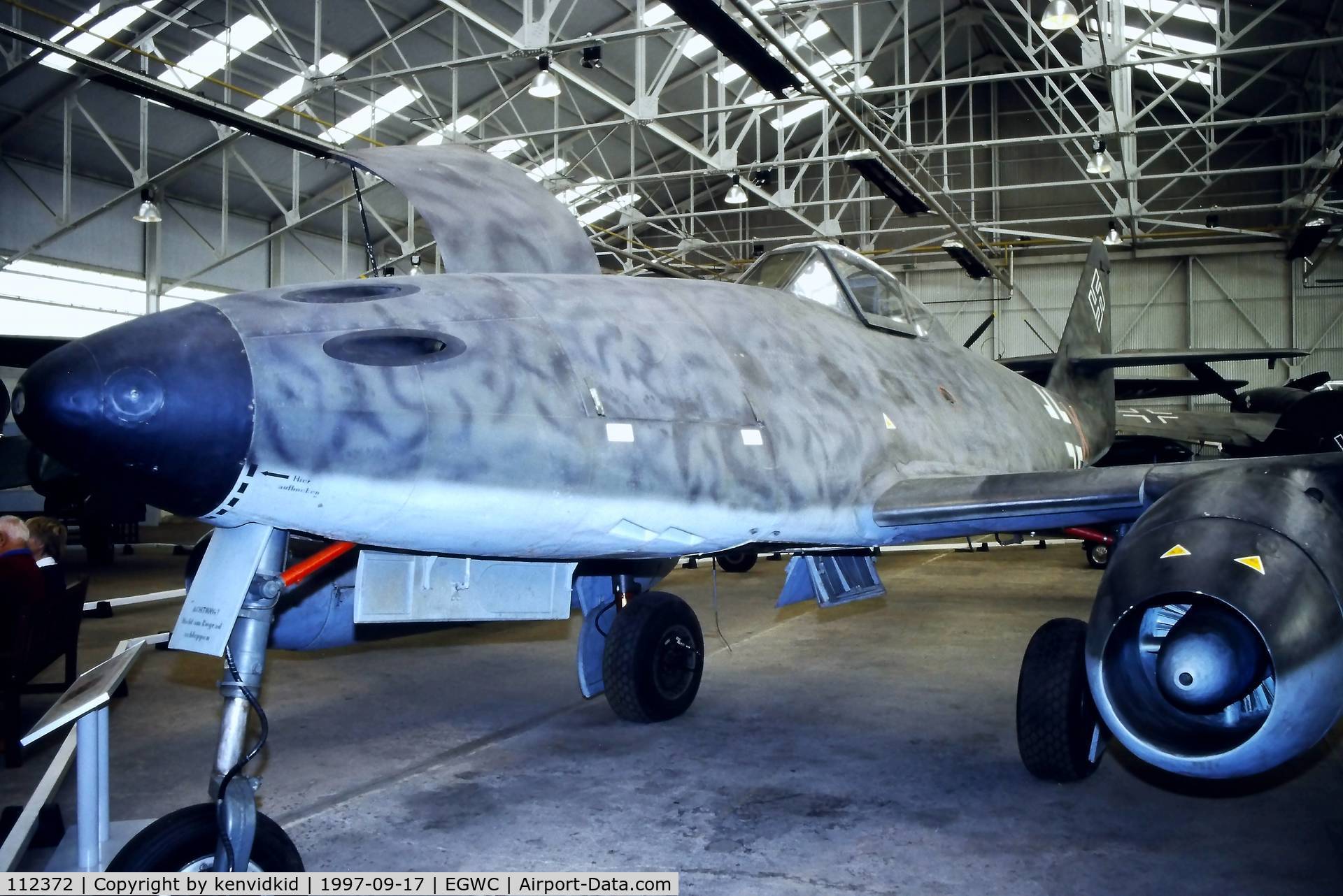 112372, Messerschmitt Me-262A-2a Schwalbe C/N 112372, A visit to Cosford in 1997.