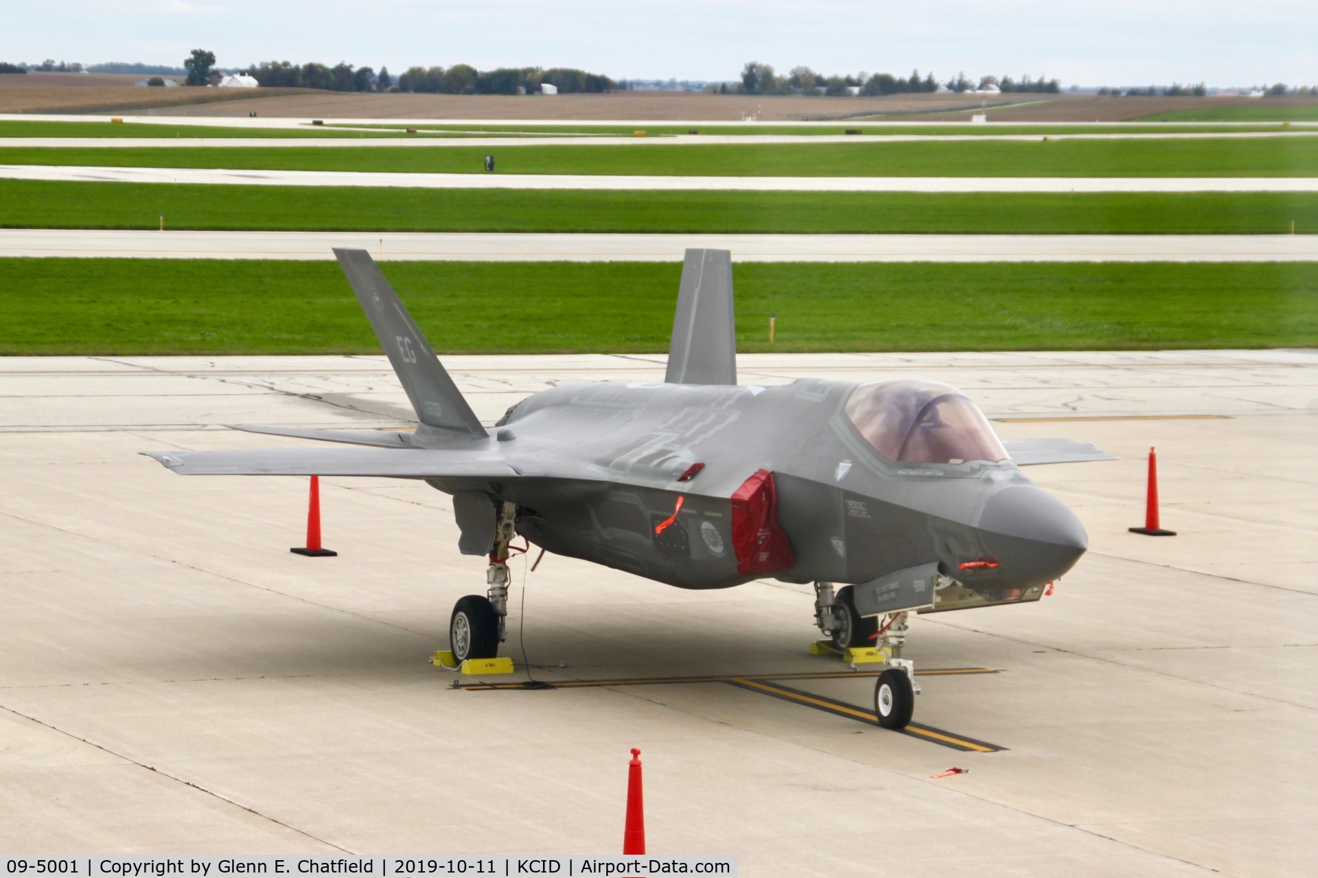 09-5001, 2011 Lockheed Martin F-35A Lightning II C/N AF-14, Photographed from the control tower