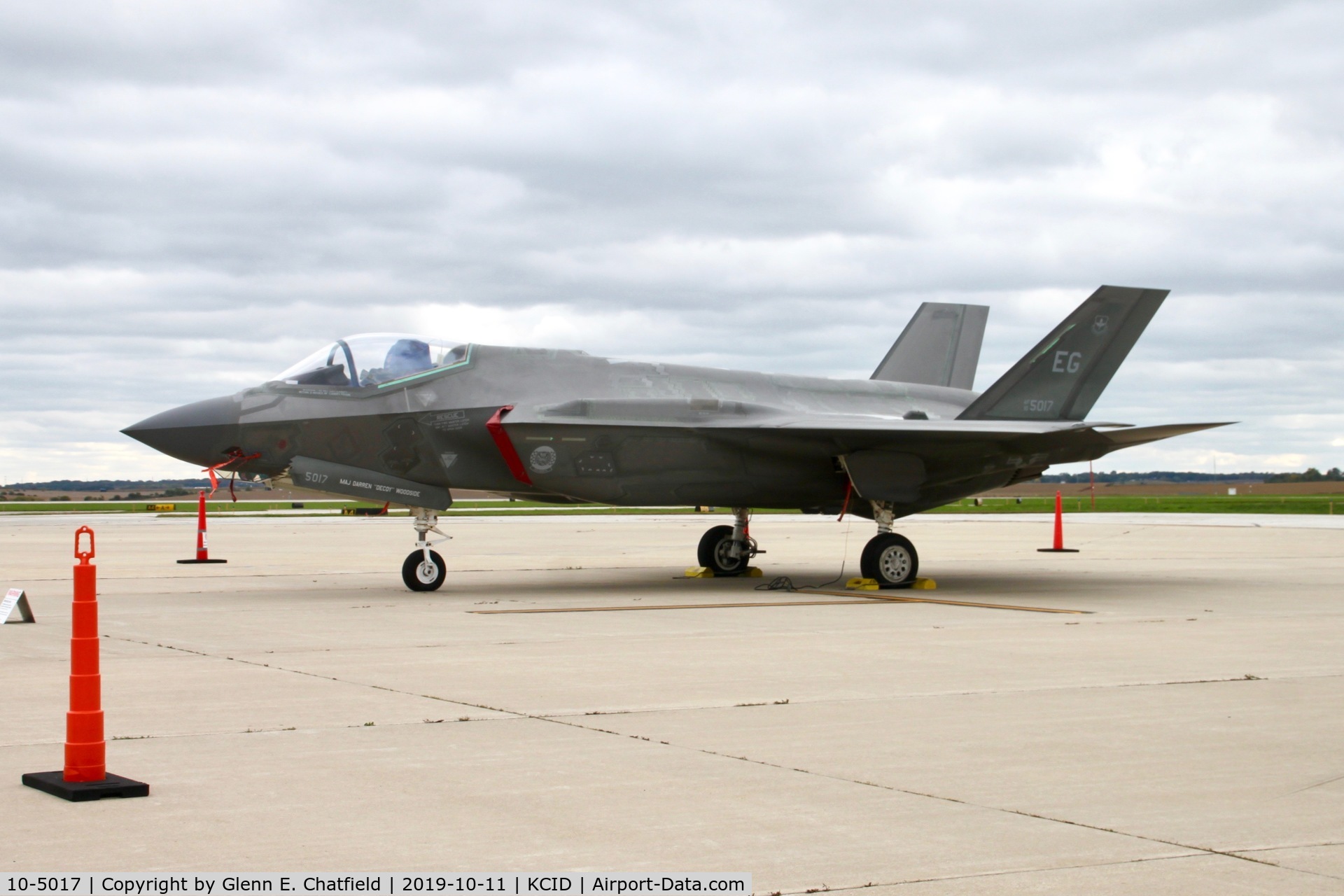 10-5017, 2013 Lockheed Martin F-35A Lightning II C/N AF-29, Photographed from the ramp in front of the control tower