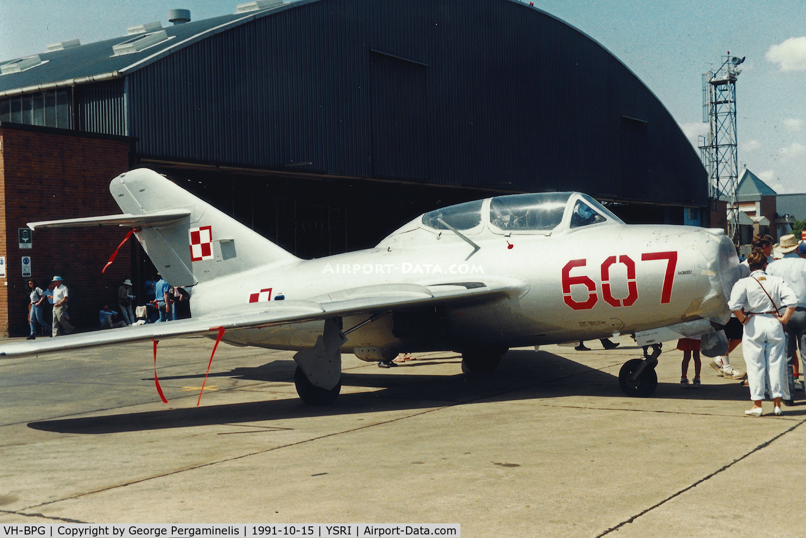 VH-BPG, 1953 Mikoyan-Gurevich MiG-15UTI C/N 1A06007, Richmond airshow.