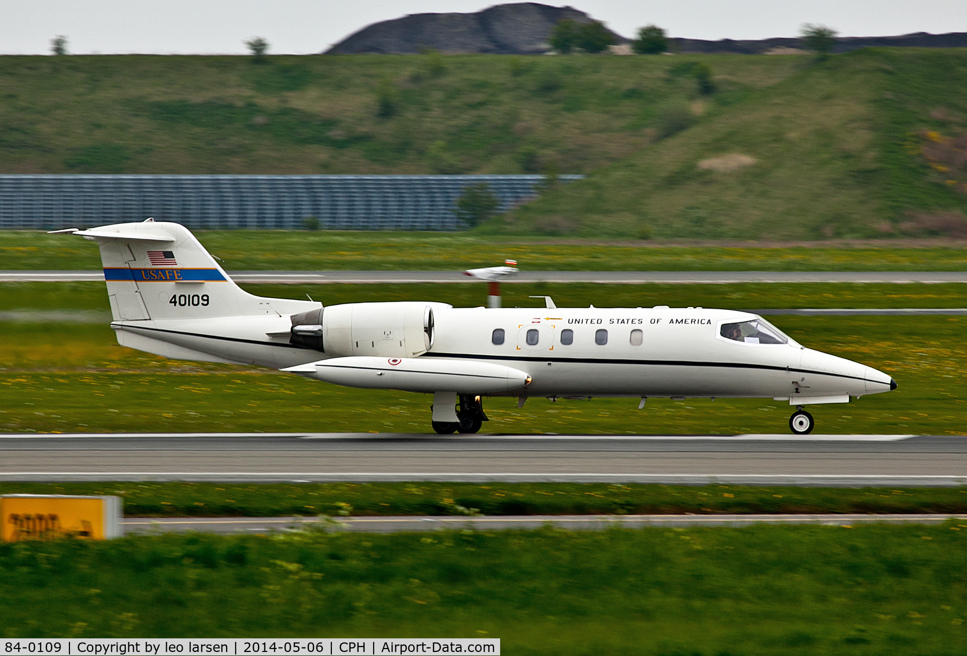 84-0109, 1984 Gates Learjet C-21A C/N 35A-555, Copenhagen 6.5.2014