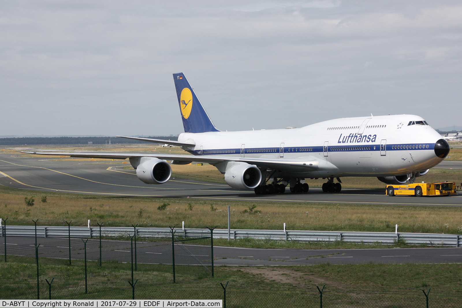 D-ABYT, 2015 Boeing 747-830 C/N 37844, at fra