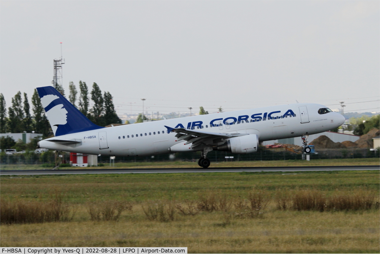 F-HBSA, 2009 Airbus A320-216 C/N 3882, Airbus A320-216, Landing rwy 06, Paris Orly Airport (LFPO-ORY)
