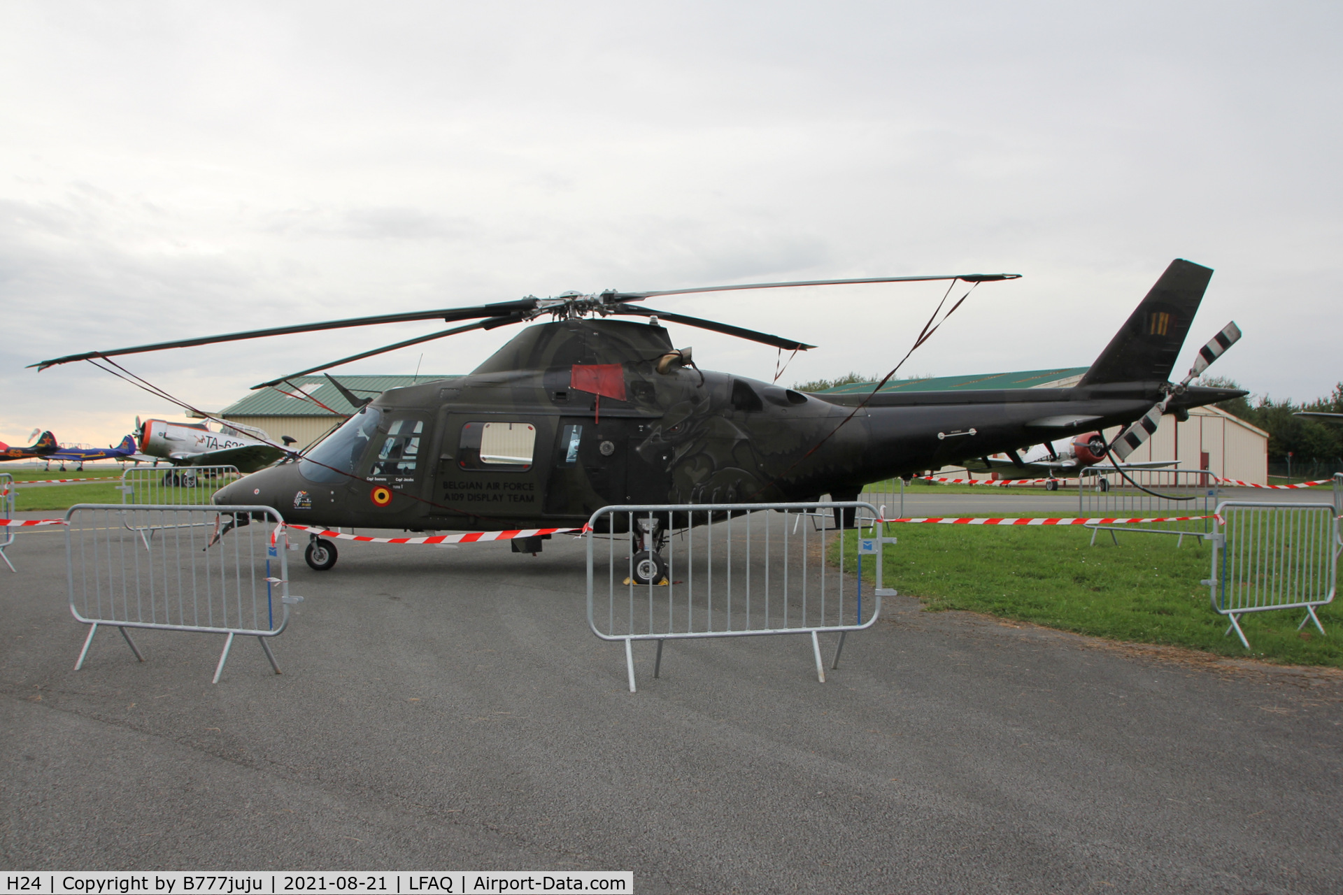 H24, Agusta A-109BA C/N 0324, at Albert Airshow