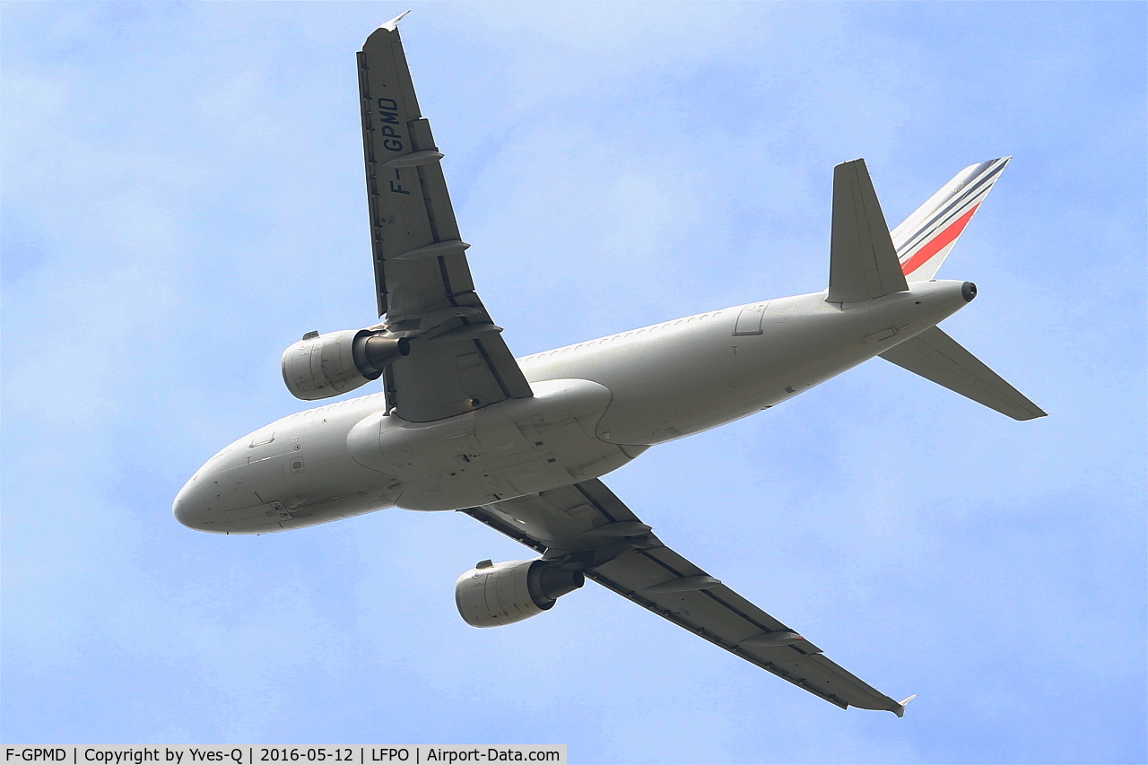 F-GPMD, 1993 Airbus A319-113 C/N 618, Airbus A319-113, Climbing from rwy 24, Paris-Orly airport (LFPO-ORY)