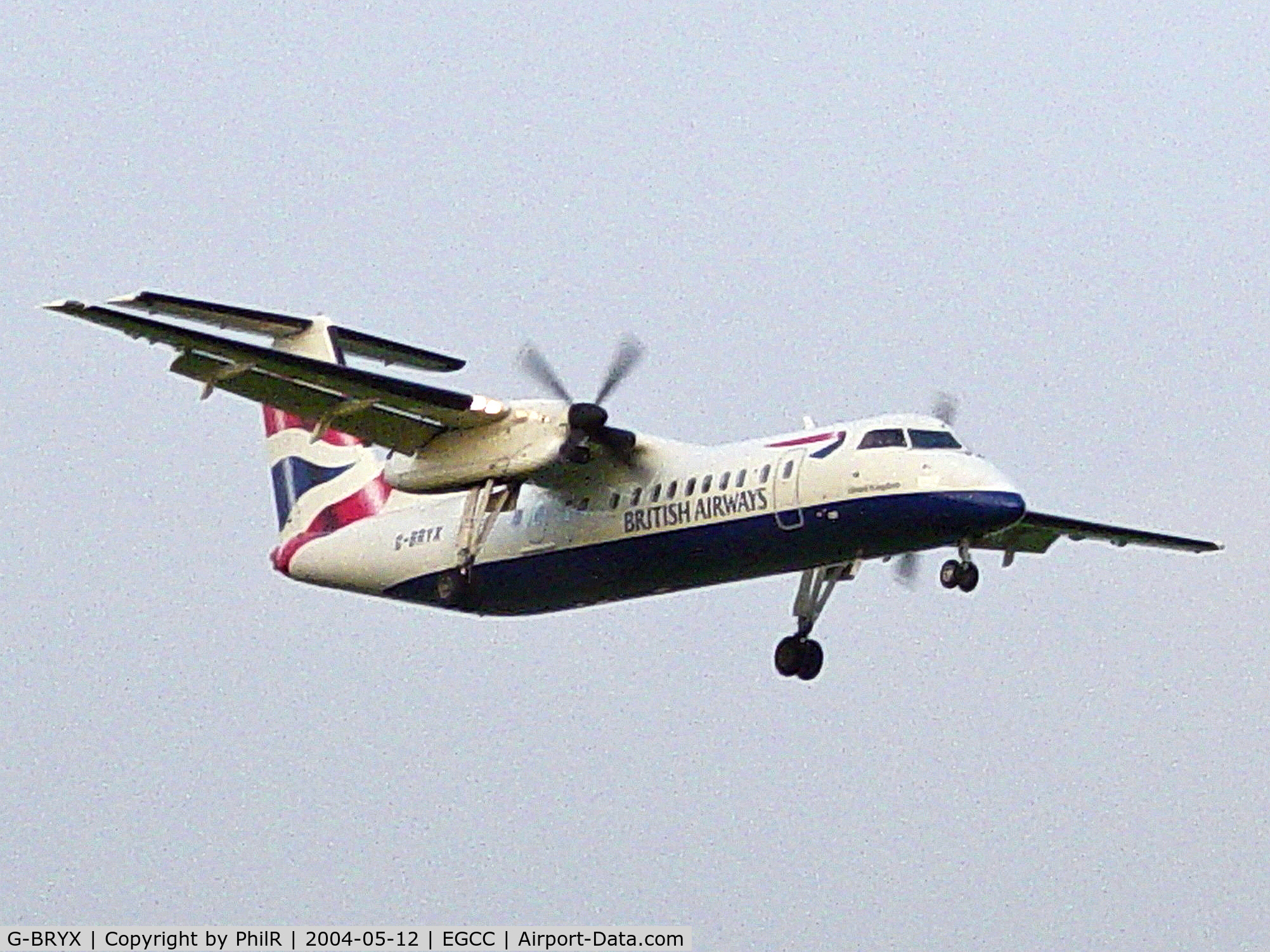 G-BRYX, 1997 De Havilland Canada DHC-8-311 Dash 8 C/N 508, G-BRYX 1998 DHC-8-300 BA MAN