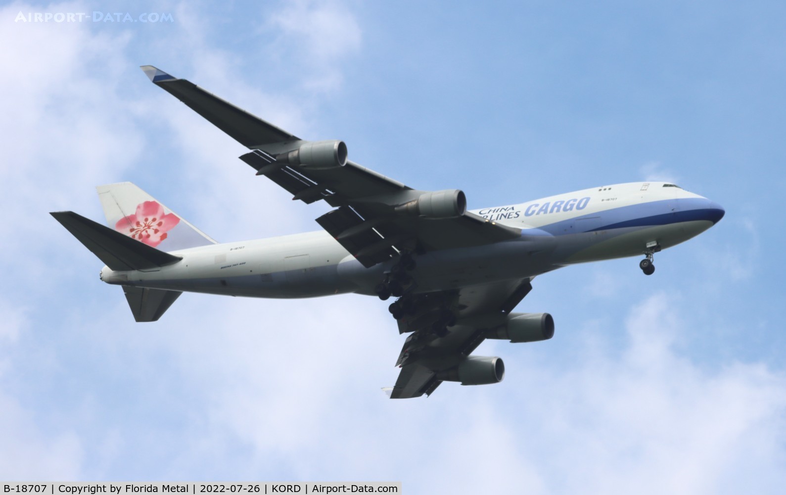 B-18707, 2001 Boeing 747-409F/SCD C/N 30764, China Airlines Cargo 747-400F