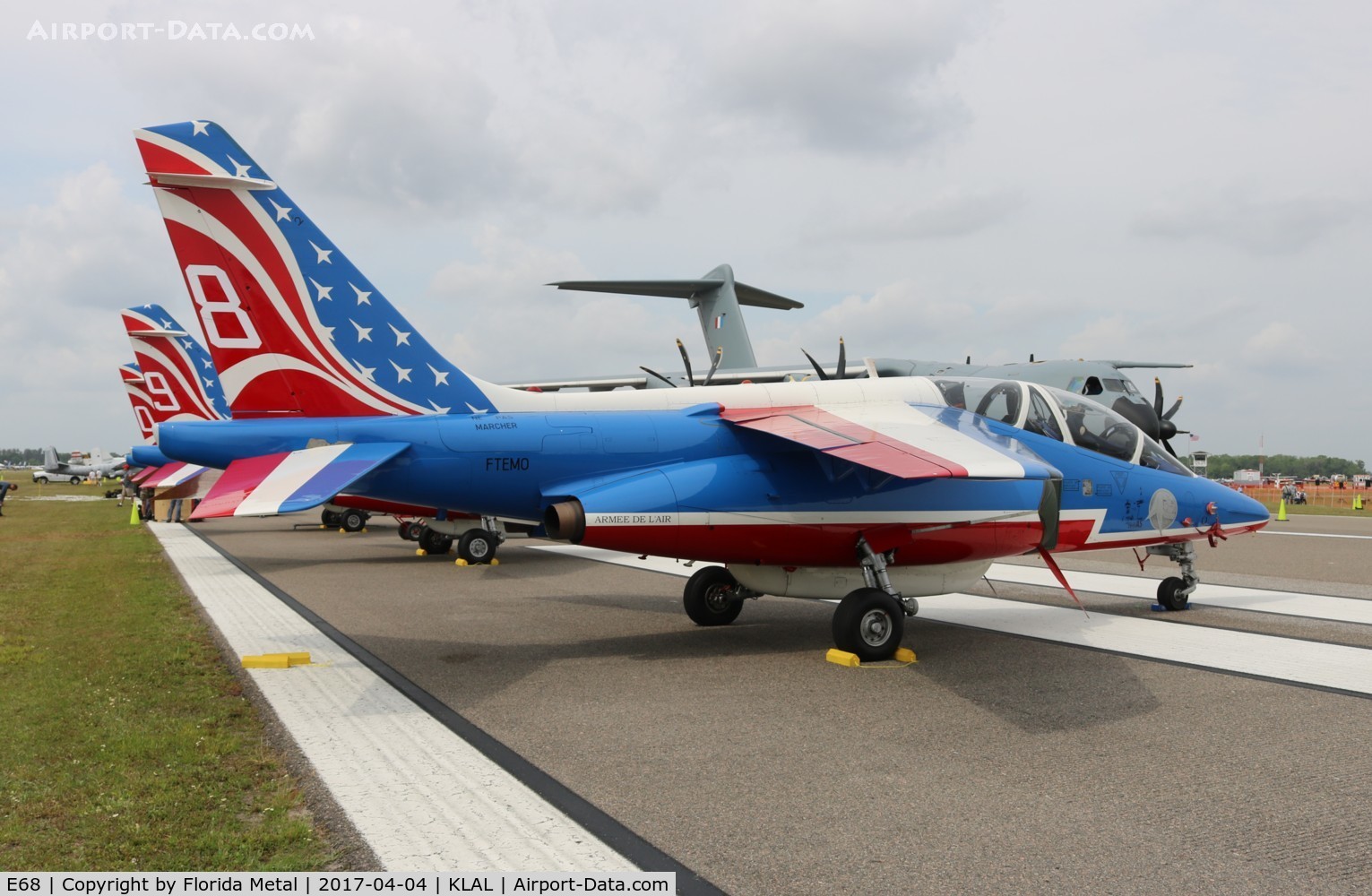 E68, Dassault-Dornier Alpha jet E C/N E68, Patrouille Acrobatique de France Alpha zx