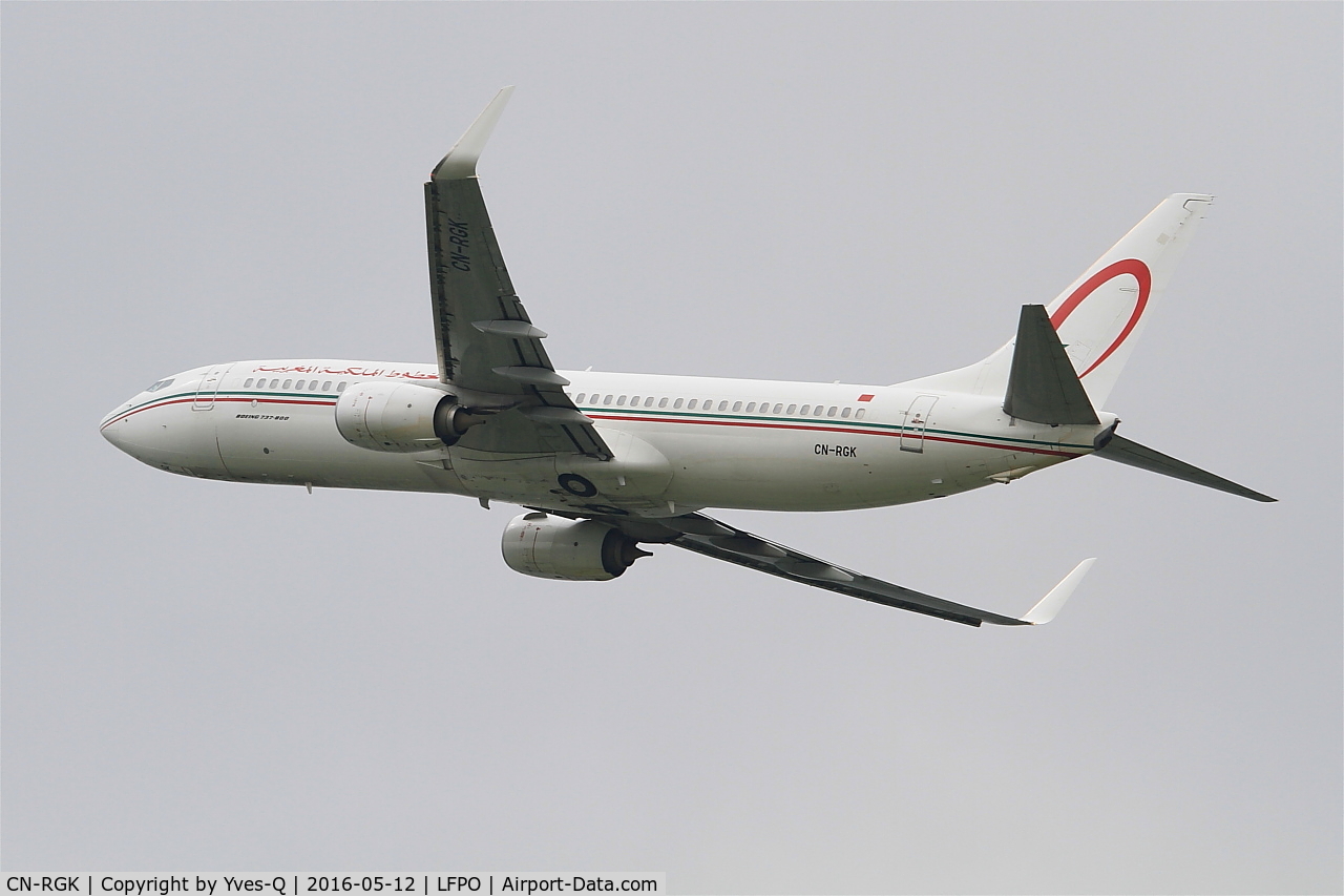 CN-RGK, 2012 Boeing 737-8B6 C/N 33073, Boeing 737-8B6, Climbing from rwy 24, Paris Orly Airport (LFPO-ORY)