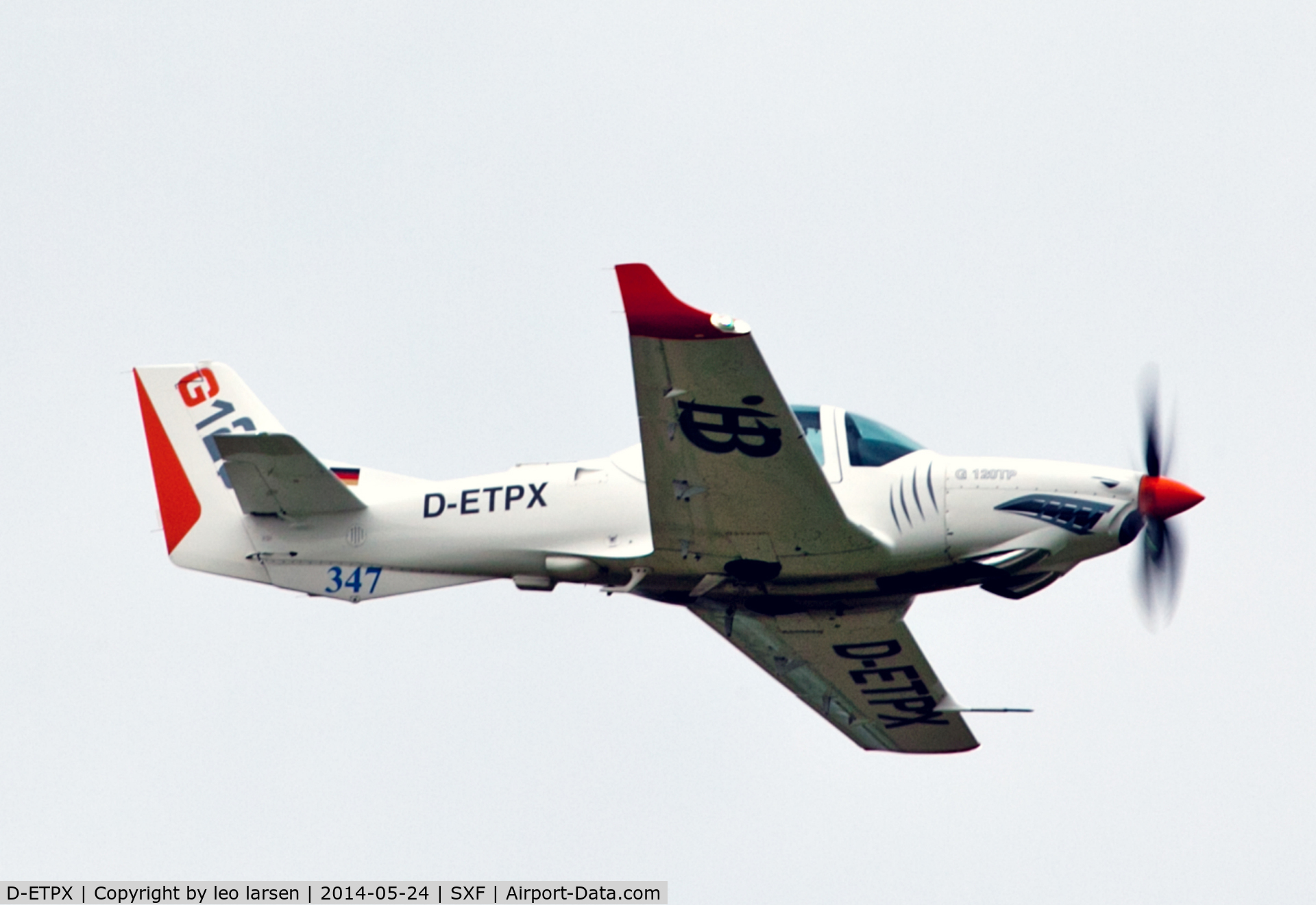 D-ETPX, Grob G-120TP C/N 11001, Berlin Air Show 24.5.2014
