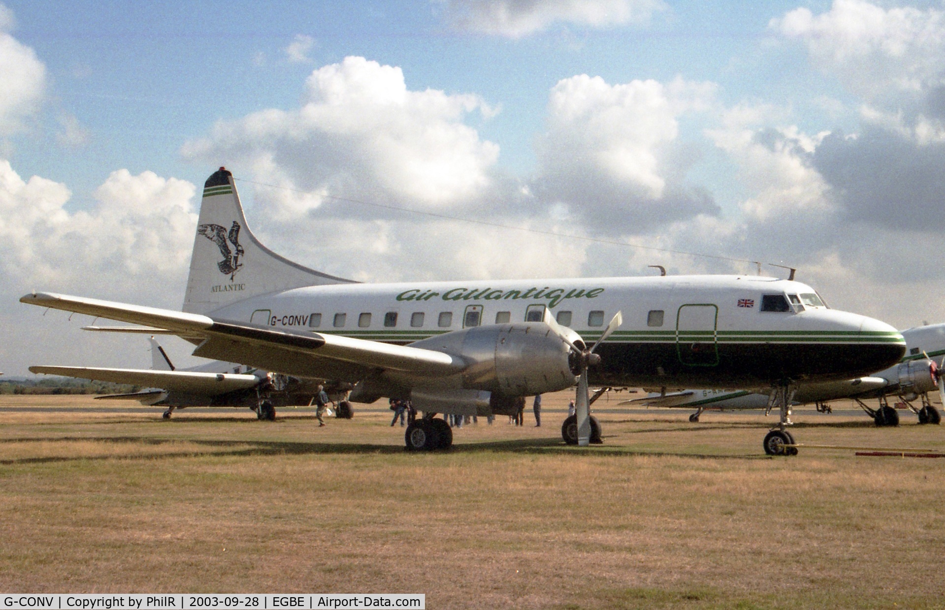 G-CONV, 1957 Convair 440 Metropolitan C/N 484, G-CONV 1957 Convair 440 Metropolitan Air Atlantic Coventry