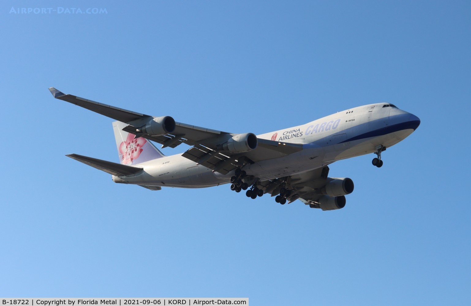B-18722, 2006 Boeing 747-409F/SCD C/N 34265, China Airlines Cargo 747-400F zx