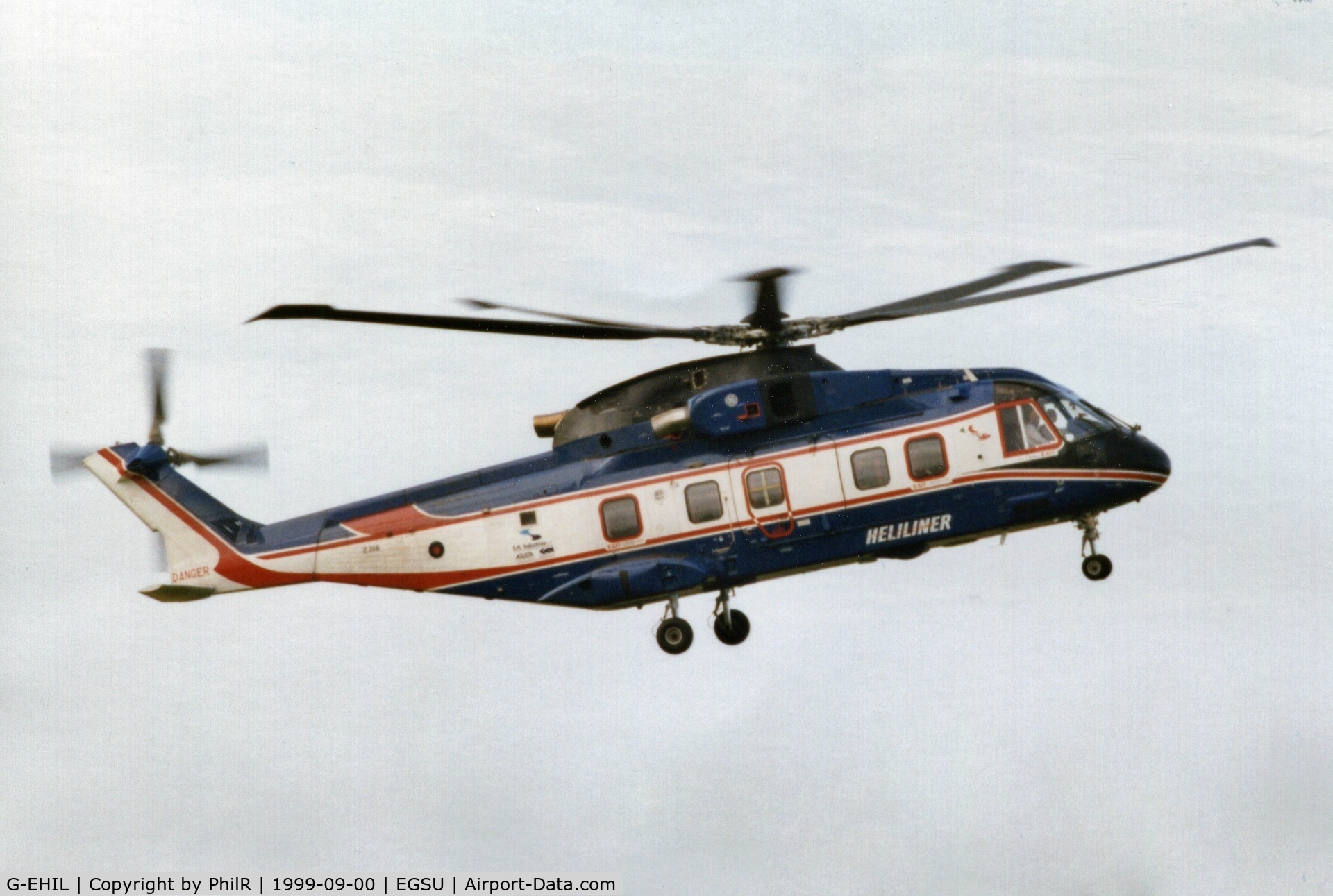 G-EHIL, 1987 AgustaWestland EH-101 C/N 50003/PP3, G-EHIL 1987 Agusta Westland EH101 Heliliner Helitek Duxford