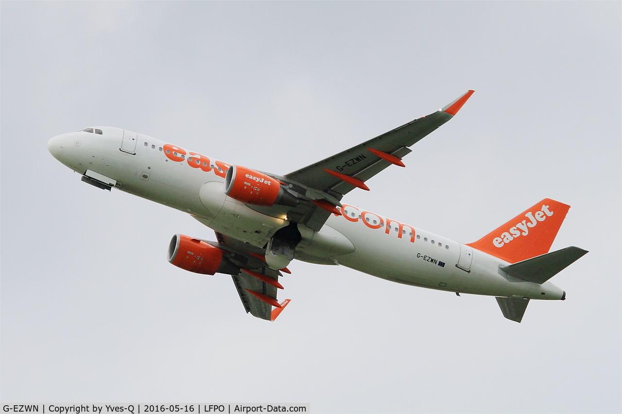 G-EZWN, 2013 Airbus A320-214 C/N 5757, Airbus A320-214, Climbing from rwy 24, Paris-Orly airport (LFPO-ORY)