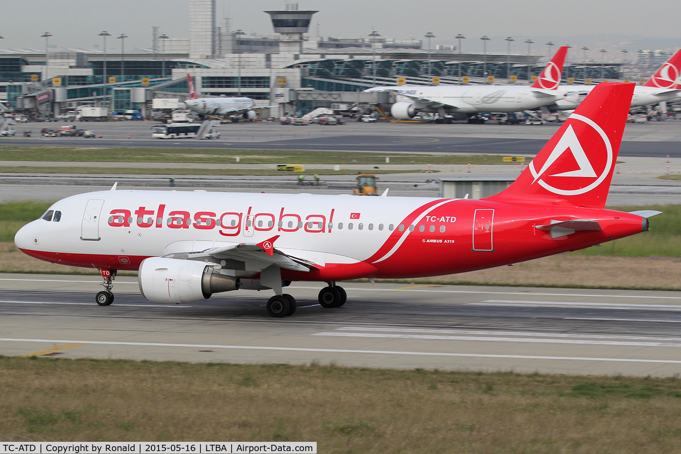 TC-ATD, 1999 Airbus A319-112 C/N 1124, at ist