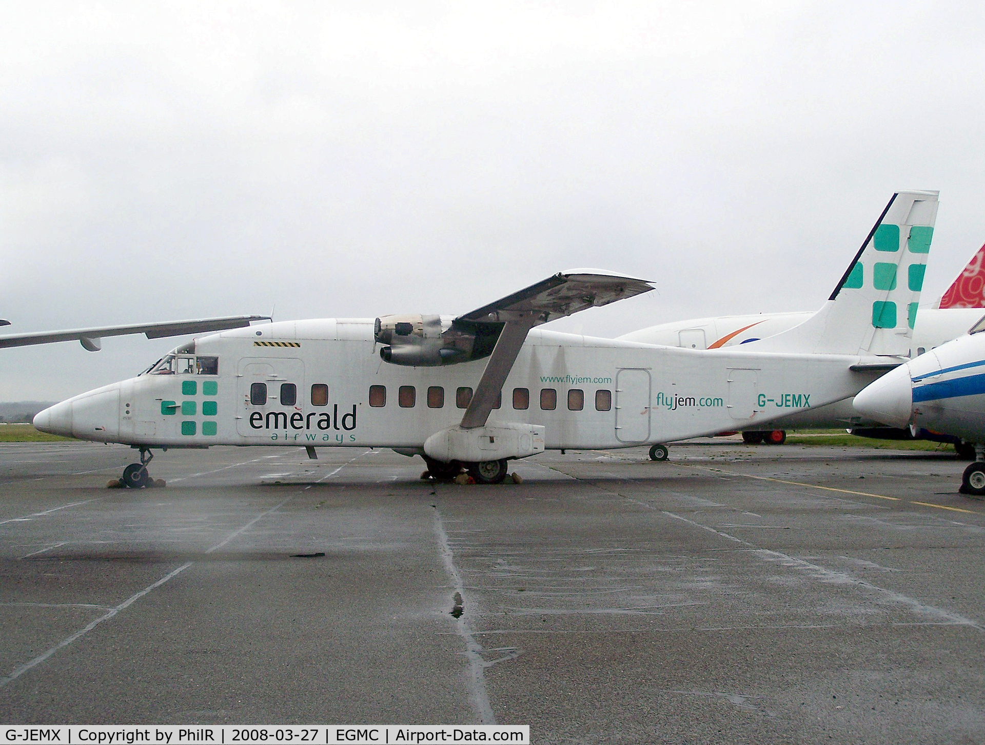 G-JEMX, 1987 Short 360-100 C/N SH.3715, G-JEMX 1987 Short SD-360 Emerald Airways SEN