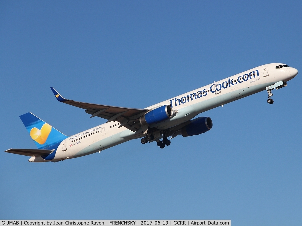 G-JMAB, 2001 Boeing 757-3CQ C/N 32242, Thomas Cook Airlines
