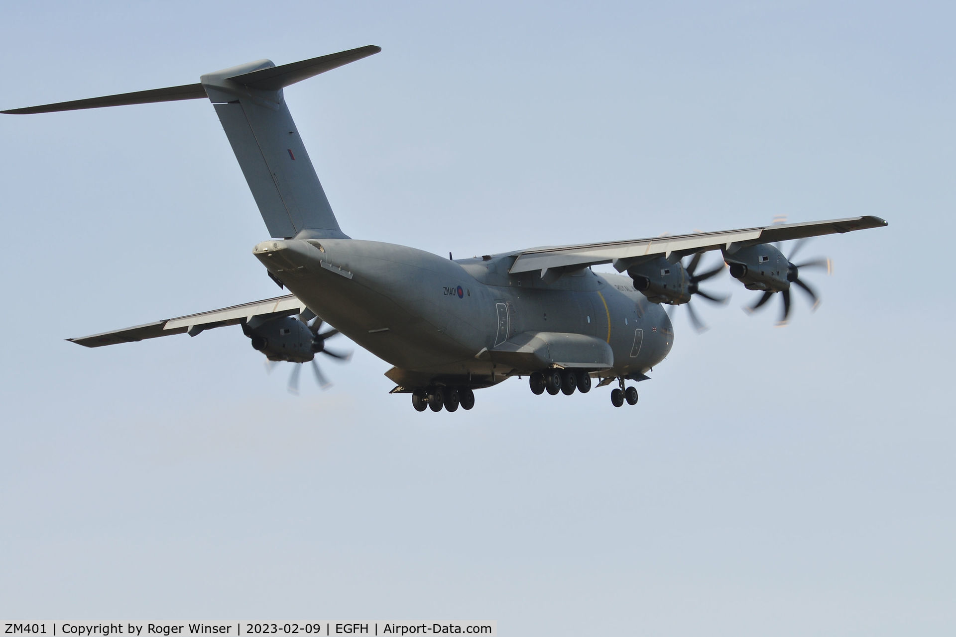 ZM401, 2014 Airbus A400M-180 Atlas C.1 C/N 016, RAF Atlas C.1 aircraft coded 401 of the Brize Norton Transport Wing.