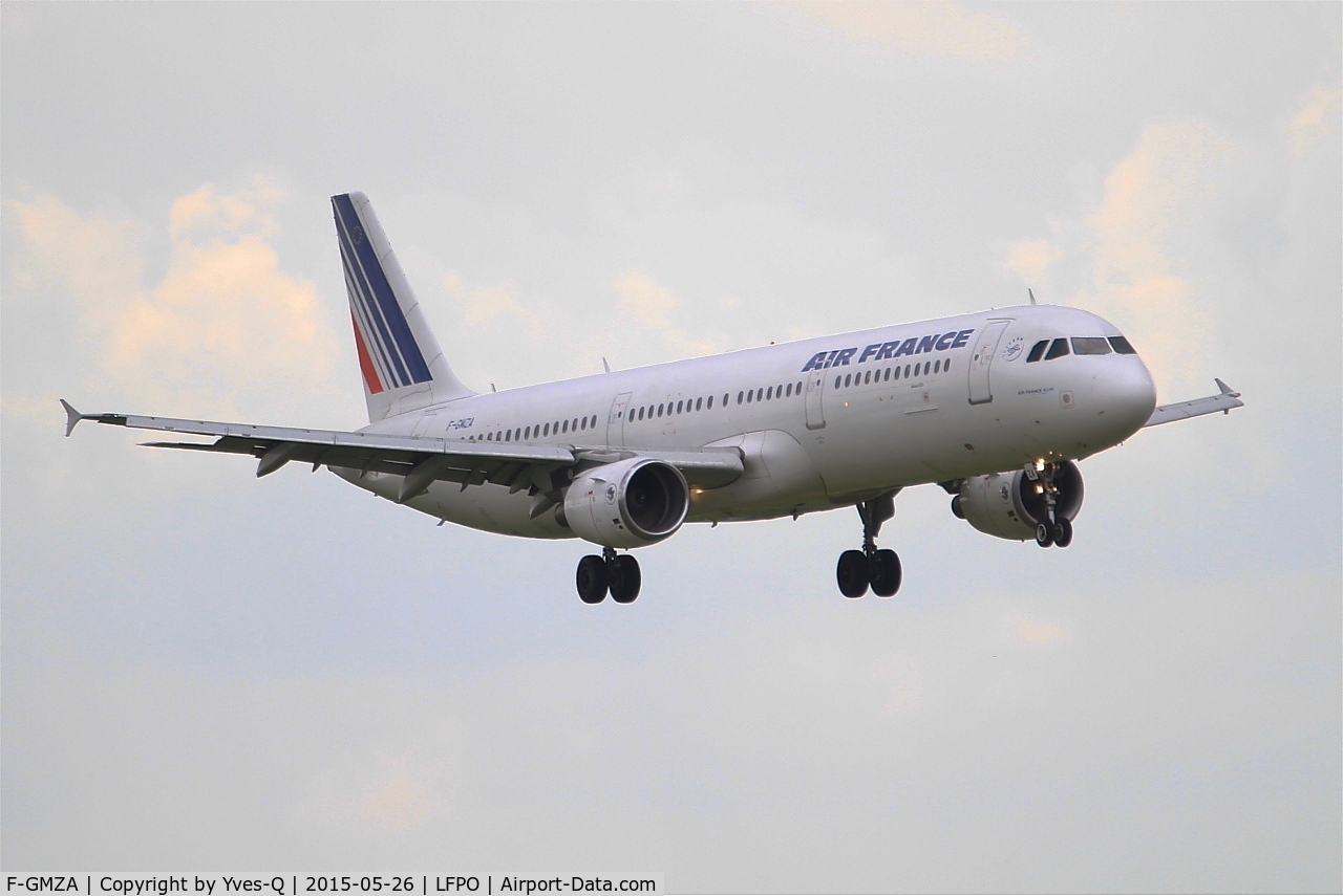 F-GMZA, 1994 Airbus A321-111 C/N 498, Airbus A321-111, Landing rwy 06, Paris-Orly airport (LFPO-ORY)