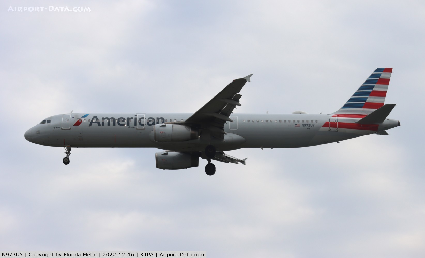 N973UY, 2011 Airbus A321-231 C/N 4893, TPA 2022