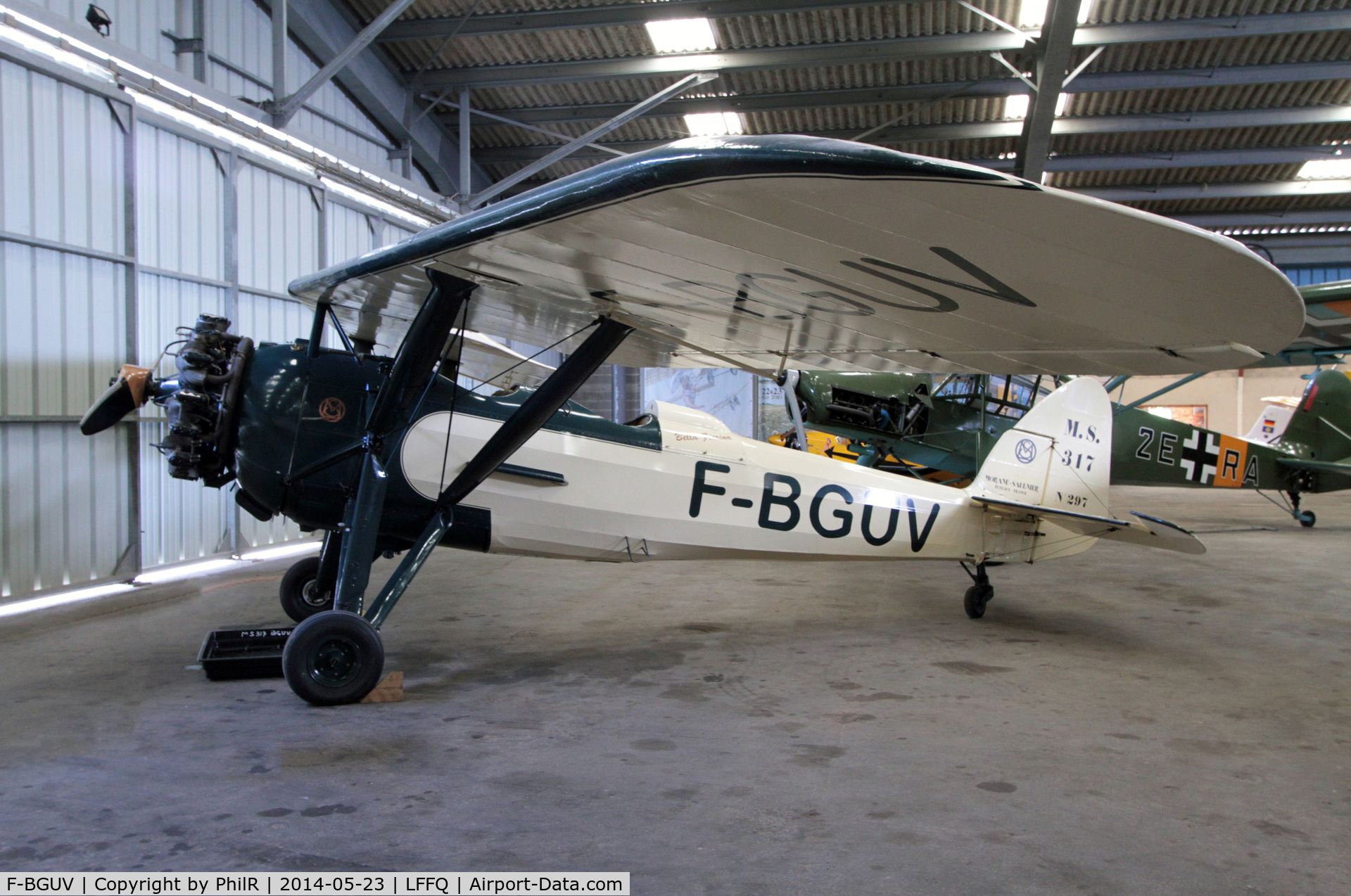 F-BGUV, Morane-Saulnier MS.317 C/N 297, F-BGUV Morane-Saulnier MS317 Amicale Jean Baptiste Salis Cerny