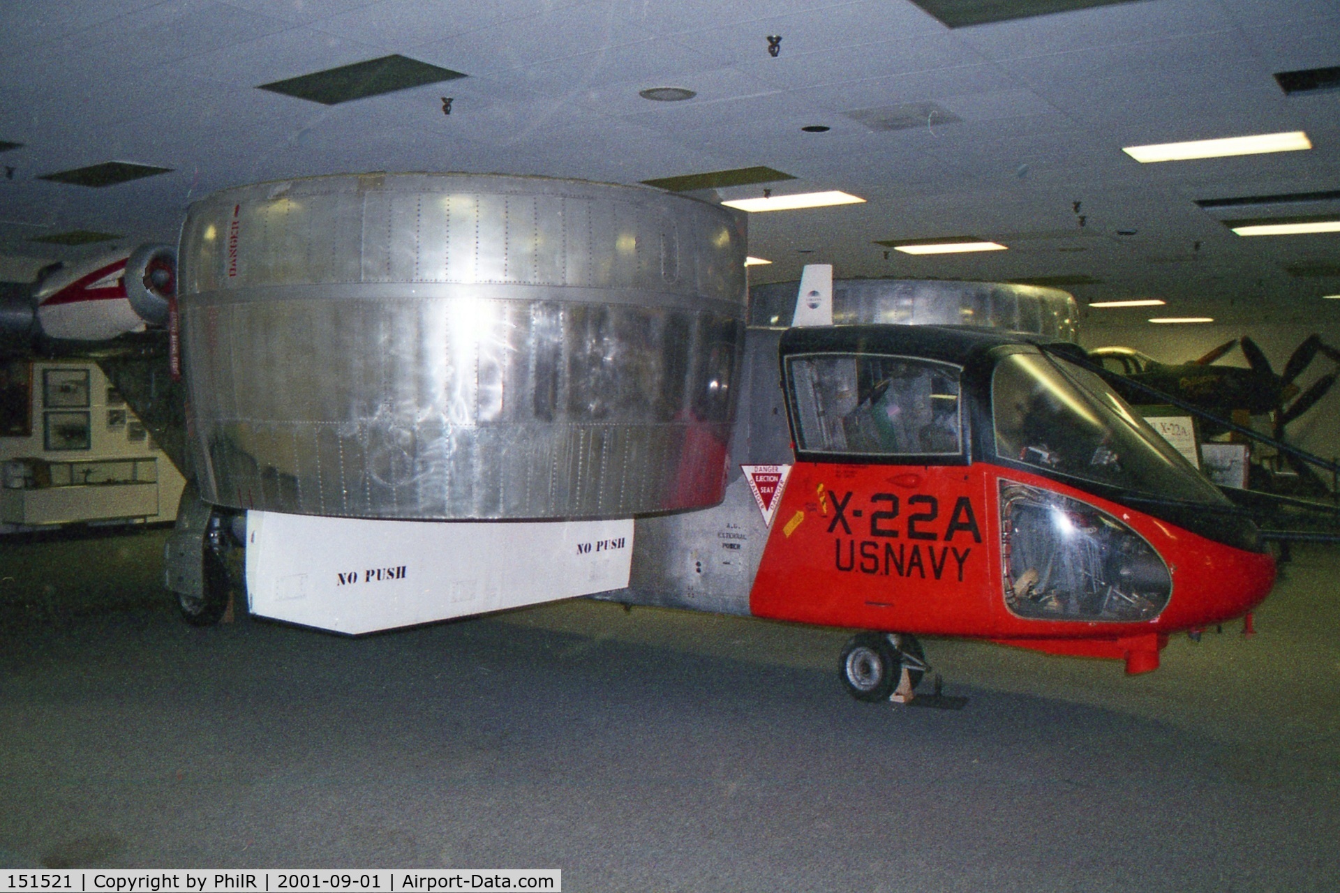 151521, 1966 Bell X-22A C/N 151521, 151521 1966 Bell X-22A USN Niagara Aerospace Museum