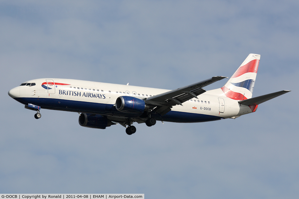 G-DOCB, 1991 Boeing 737-436 C/N 25304, at spl