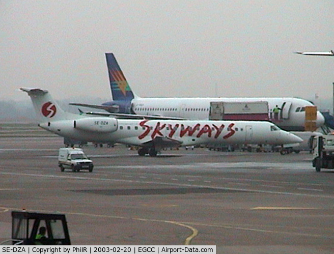 SE-DZA, 1998 Embraer EMB-145EP (ERJ-145EP) C/N 145070, SE-DZA 1998 ERJ145EP Skyways MAN