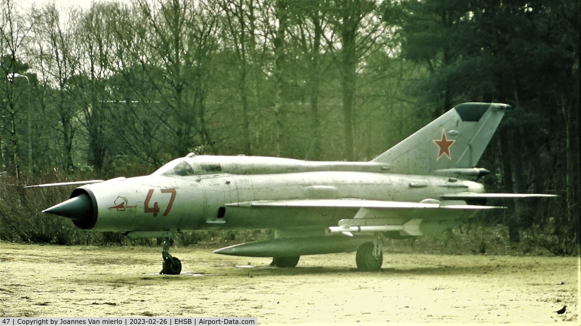47, 1979 Mikoyan-Gurevich MiG-21bis 75AP C/N 75077813, Slide scan