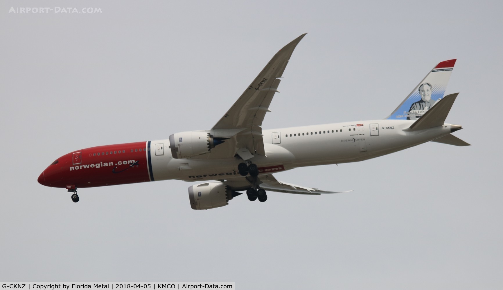 G-CKNZ, 2018 Boeing 787-9 Dreamliner C/N 38895, Norwegian 789 zx