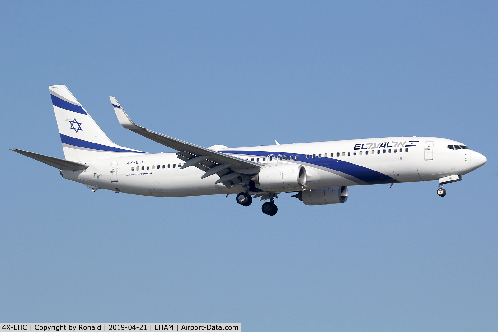 4X-EHC, 2014 Boeing 737-958/ER C/N 41554, at spl