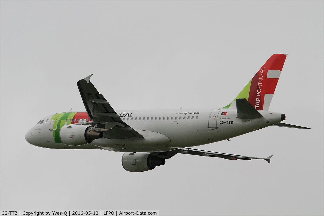 CS-TTB, 1997 Airbus A319-111 C/N 755, Airbus A319-111, Climbing from rwy 24, Paris Orly airport (LFPO - ORY)