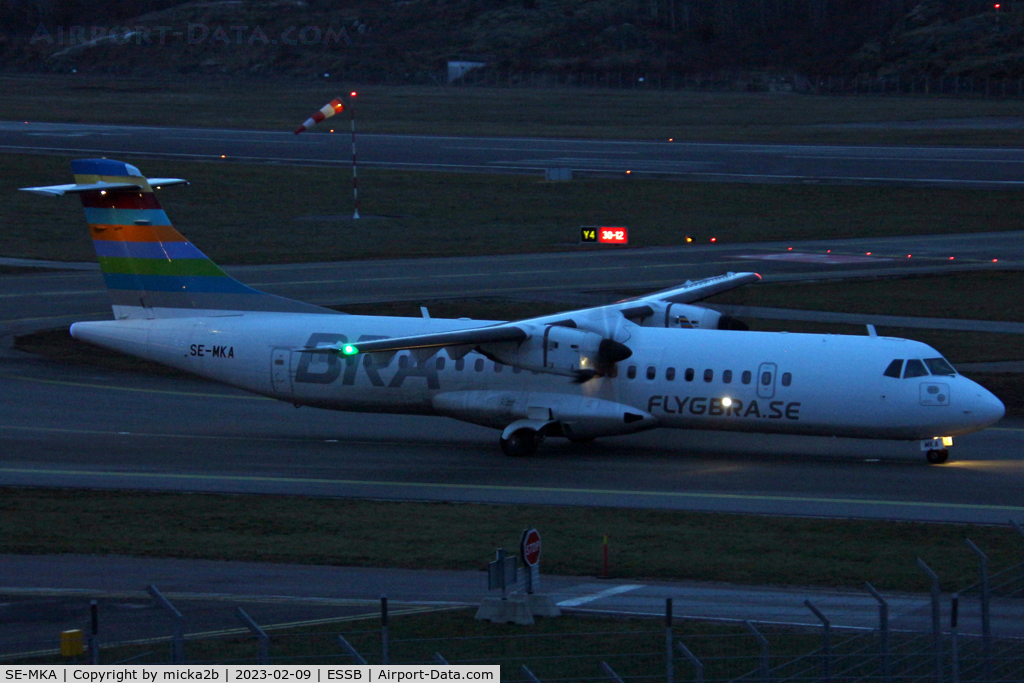 SE-MKA, 2015 ATR 72-212A C/N 1276, Taxiing