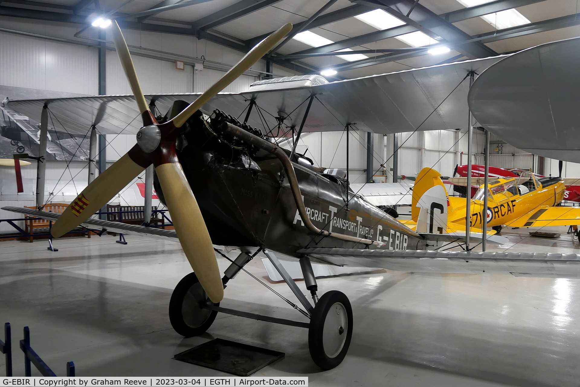 G-EBIR, 1924 De Havilland DH.51Moth C/N 102, On display at the Shuttleworth Collection, Old Warden.