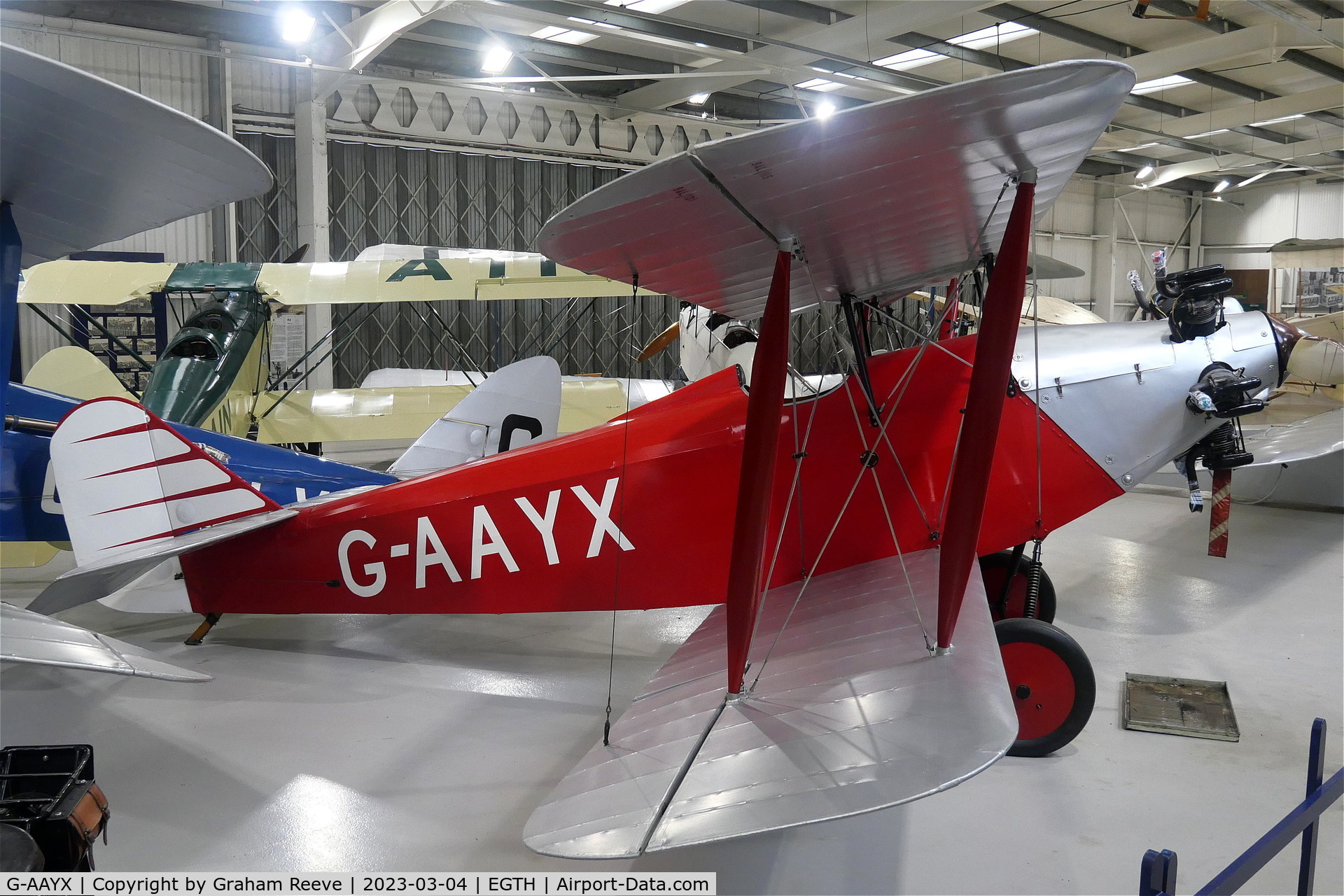 G-AAYX, 1930 Southern Martlet C/N 202, On display at the Shuttleworth Collection, Old Warden.