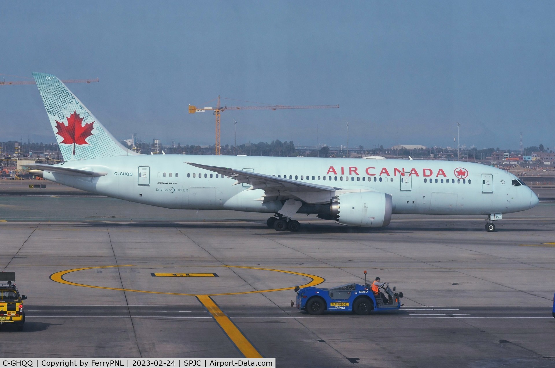 C-GHQQ, 2014 Boeing 787-8 Dreamliner C/N 35263, Air Canada B788 taxying for departure