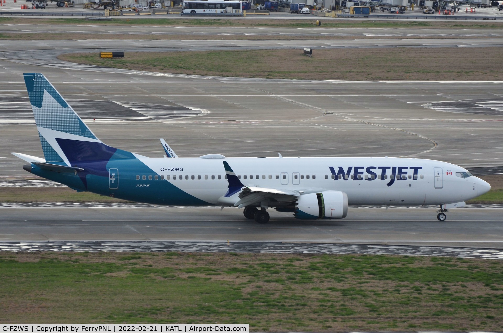 C-FZWS, 2022 Boeing 737 MAX 8 C/N 65424, Arrival of Westjet B738M
