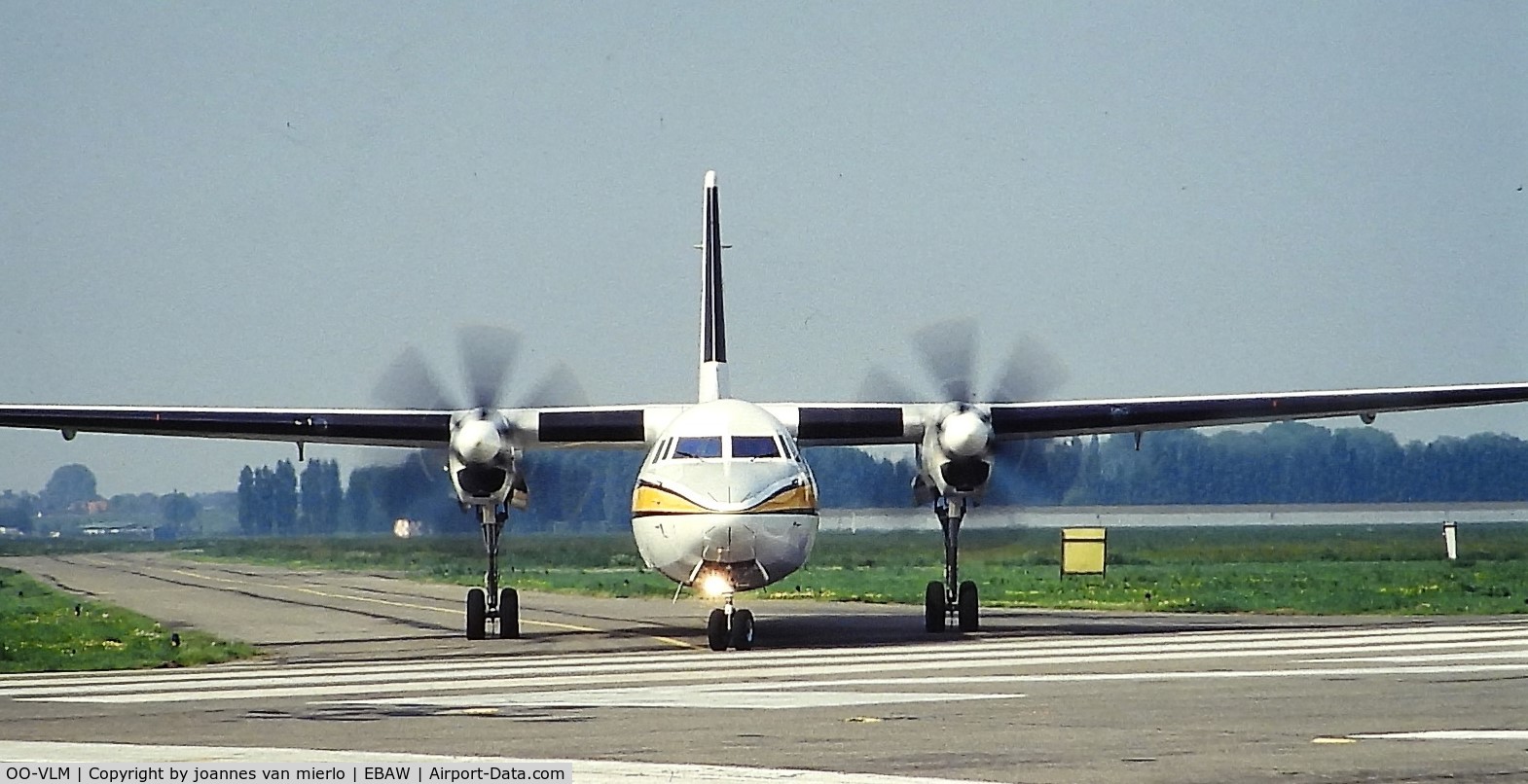 OO-VLM, 1988 Fokker 50 C/N 20135, Slide scan