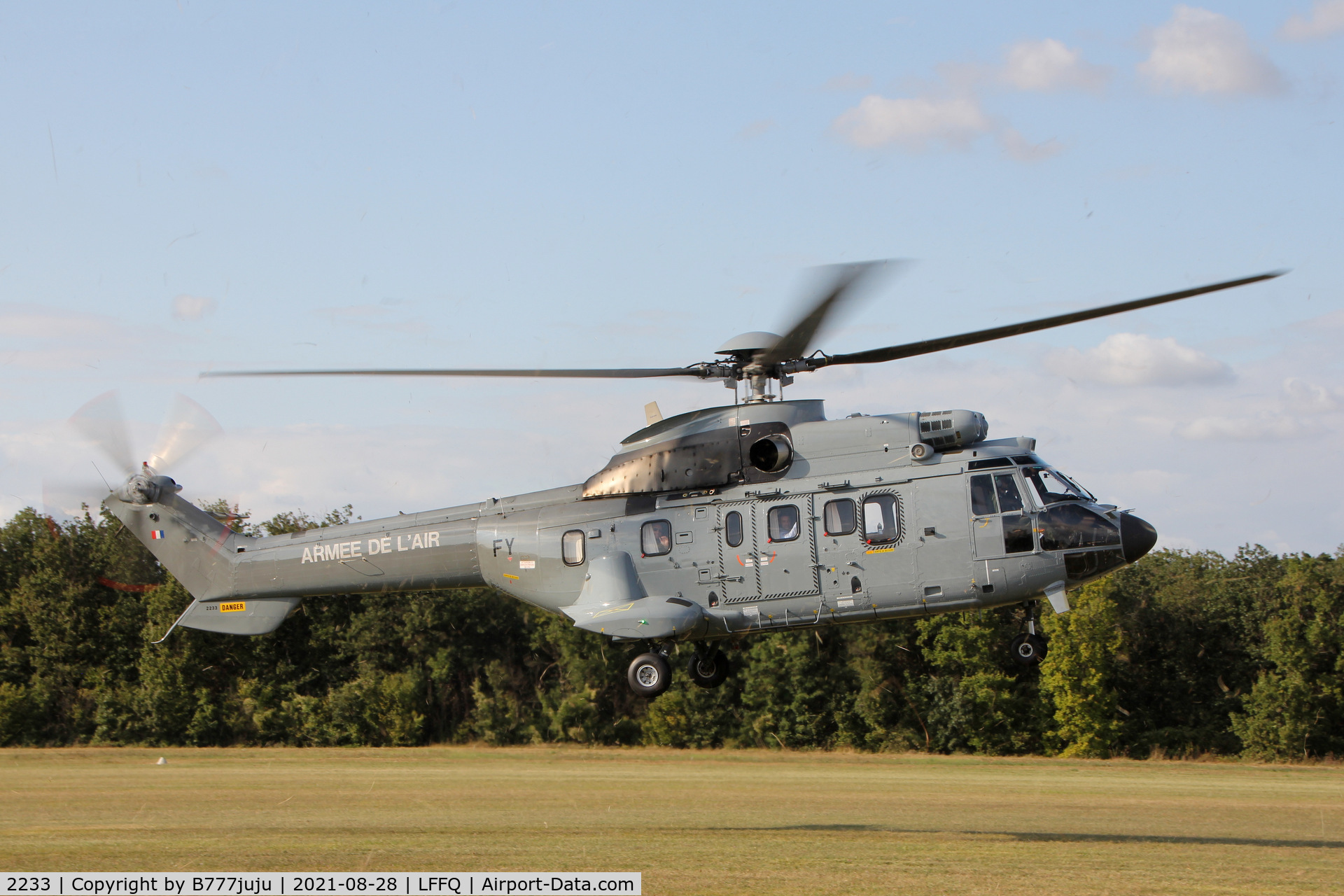 2233, Aérospatiale AS-332L-1 Super Puma C/N 2233, during Ferté Alais 2021