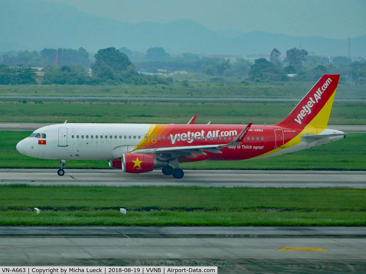 VN-A663, 2015 Airbus A320-214 C/N 6779, At Noi Bai