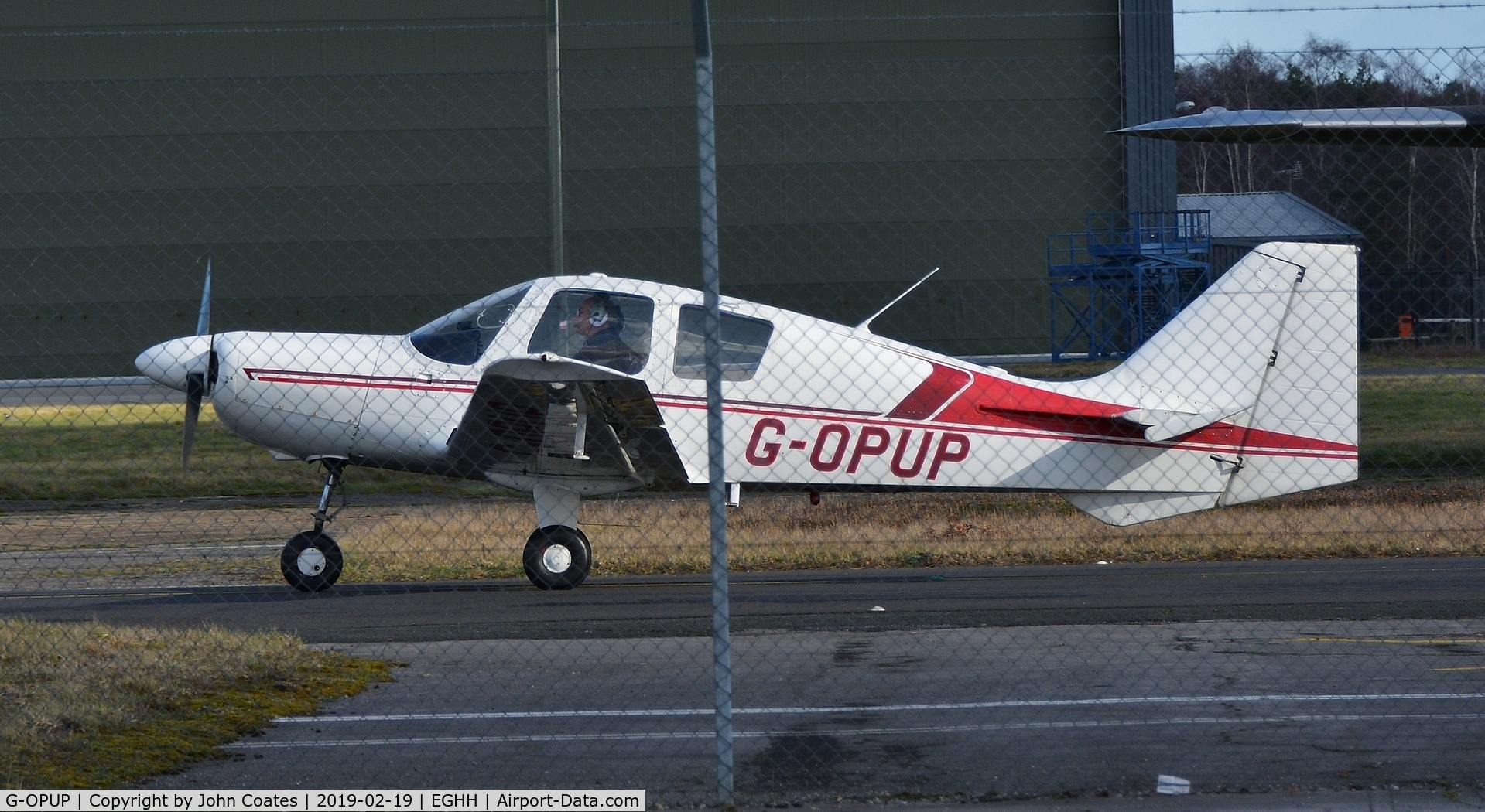 G-OPUP, 1969 Beagle B-121 Pup Series 2 (Pup 150) C/N B121-062, Taxiing on arrival
