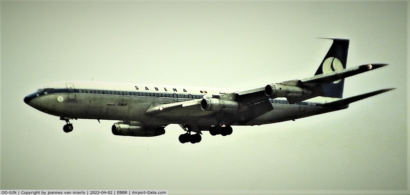 OO-SJN, 1969 Boeing 707-329C C/N 20199, Slide scan