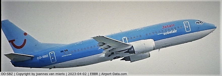 OO-SBZ, 1987 Boeing 737-329 C/N 23775, Slide scan