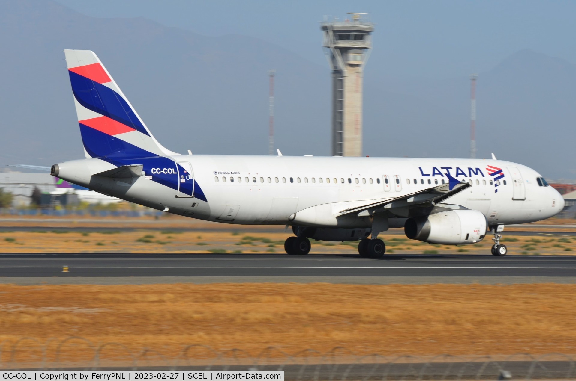 CC-COL, 2001 Airbus A320-233 C/N 1568, Departure of Latam A320