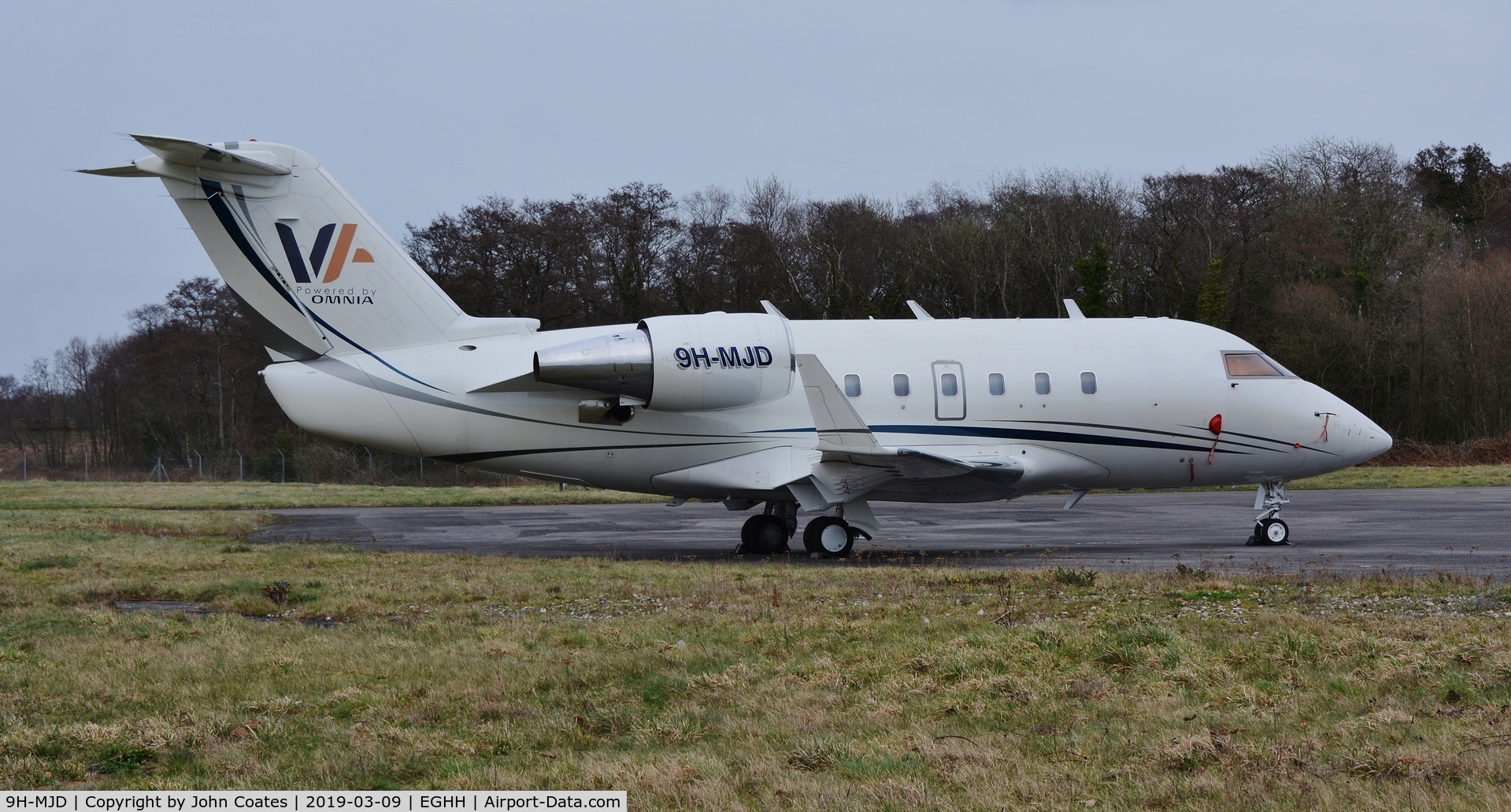 9H-MJD, 1984 Canadair Challenger 601 (CL-600-2A12) C/N 3031, At JETS