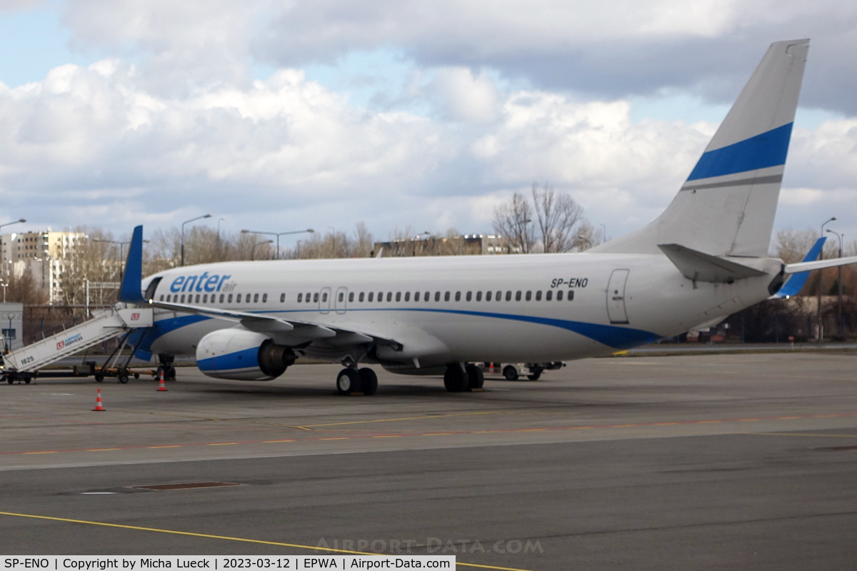 SP-ENO, 2000 Boeing 737-8AS C/N 29921, At Warsaw