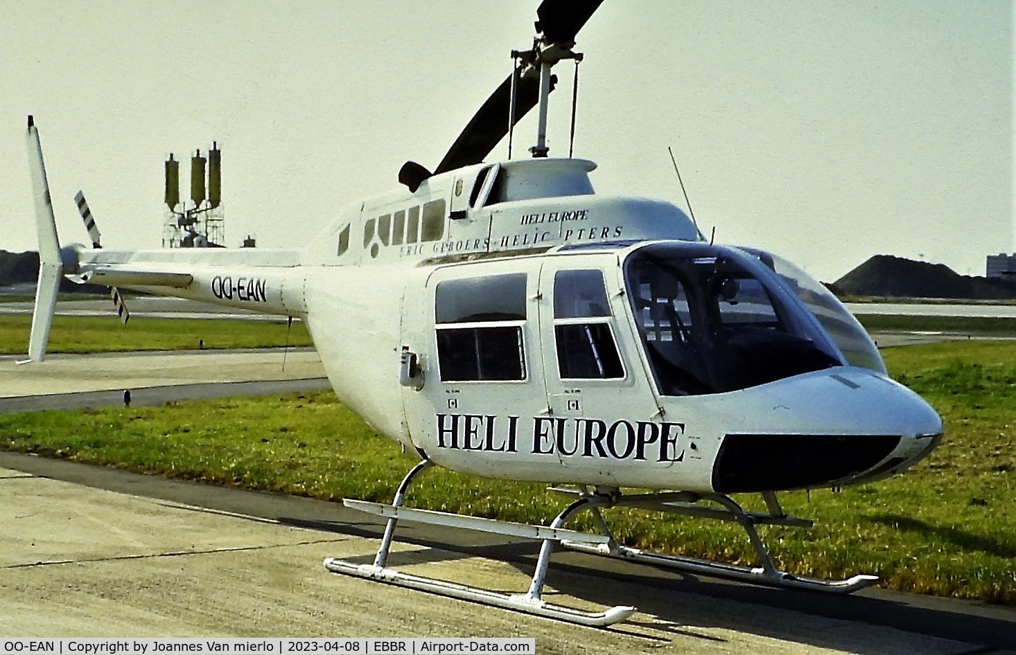 OO-EAN, 1975 Bell 206B JetRanger II C/N 1595, Slide scan