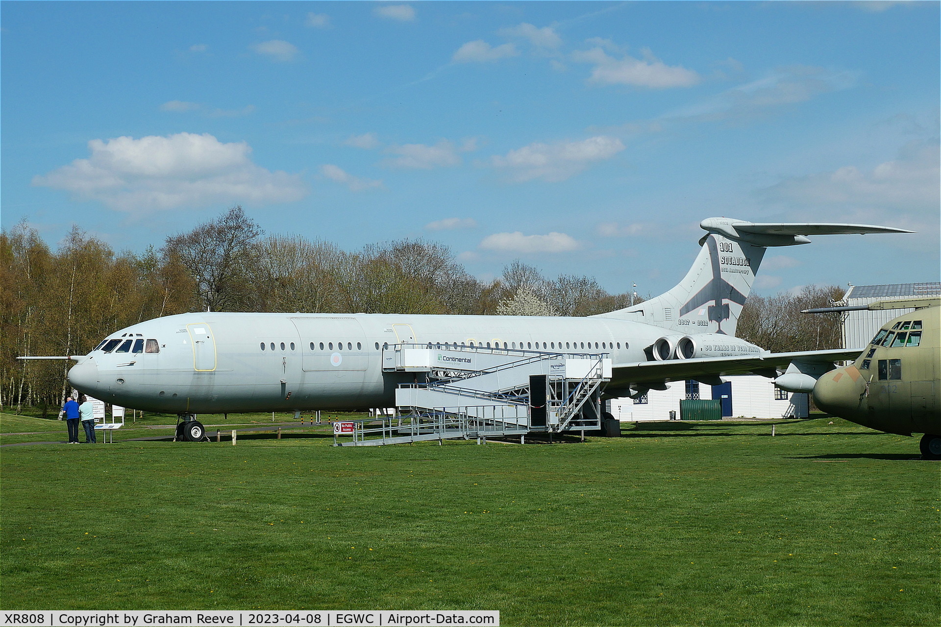 XR808, 1966 Vickers VC10 C.1 C/N 828, On display at the RAF Museum, Cosford.