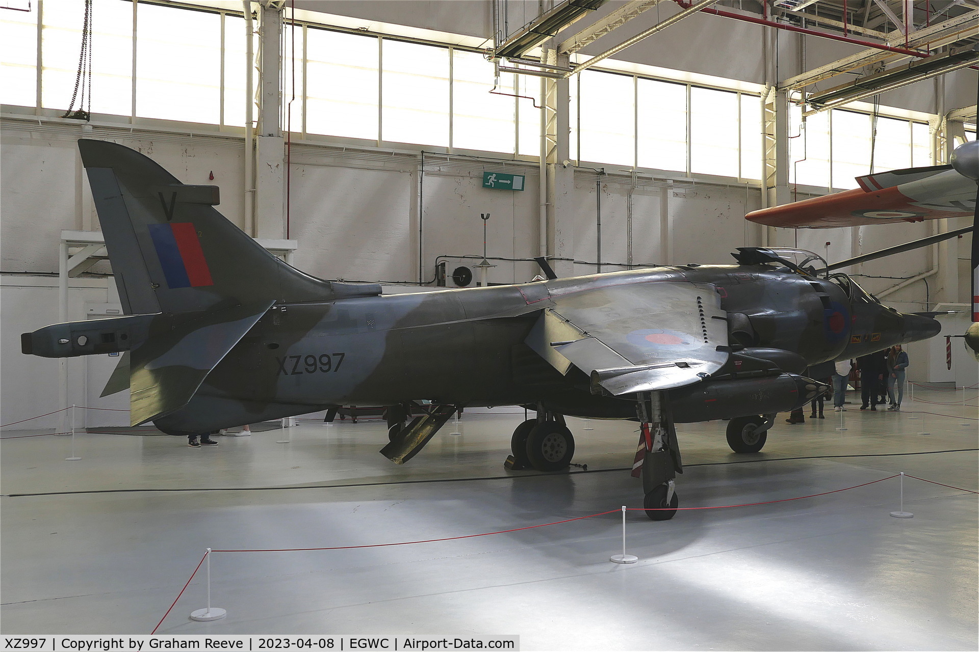 XZ997, British Aerospace Harrier GR.3 C/N 712220, On display at the RAF Museum, Cosford.
