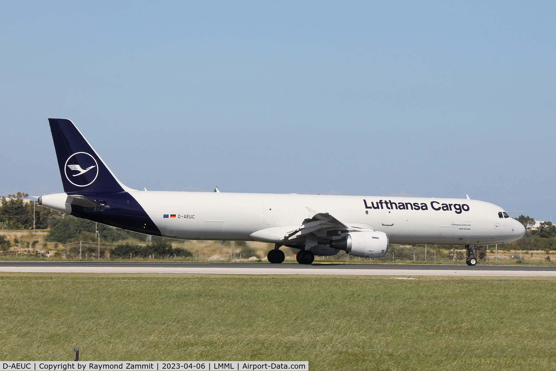 D-AEUC, 2008 Airbus A321-211 C/N 3504, A321 D-AEUC Lufthansa Cargo